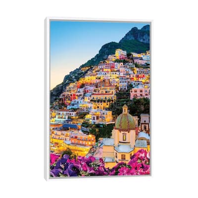iCanvas "Positano, Church Santa Maria Assunta IV" by Susanne Kremer Framed Canvas Print