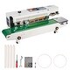 preview thumbnail 4 of 26, Continuous Bag Band Sealing Machine Horizontal Band Sealer Machine with Digital Temperature Control, Carbon Steel Bag Sealer carbon steel construction with Inflation Function