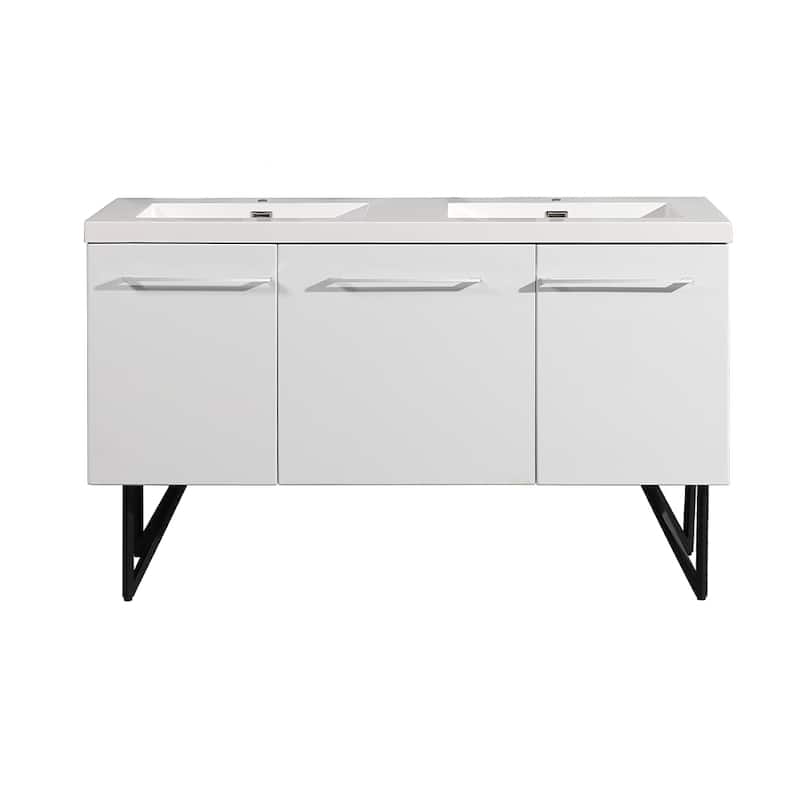 Swiss Madison Annecy 60" Double, Two Doors, One Drawer, Bathroom Vanity