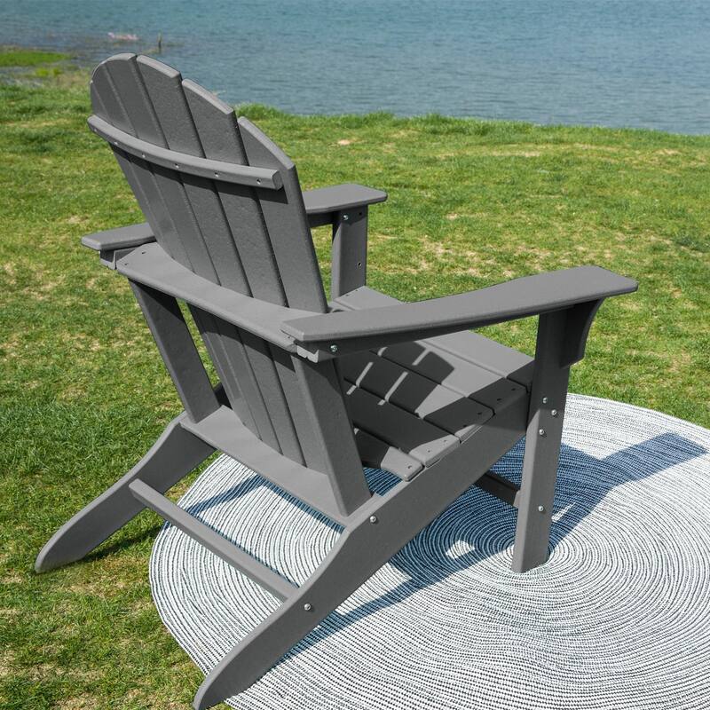 Recycled Plastic Modern Adirondack Chair,Outdoor Patio Chair