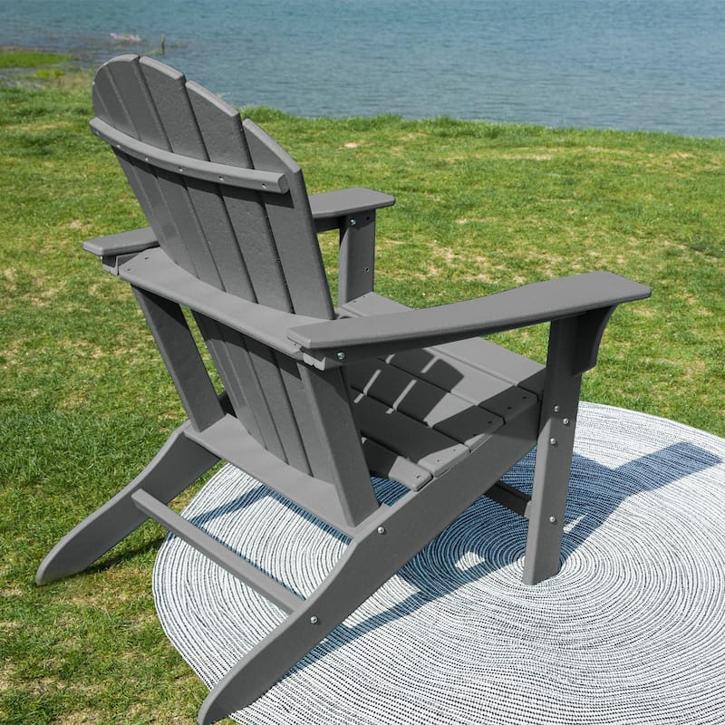 Outdoor Classic Recycled Plastic Adirondack Chair,set of 4 - N/A