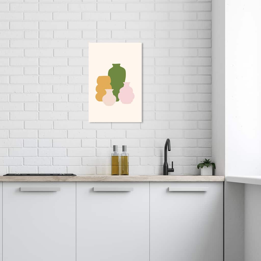 Wynwood Studio Canvas Floral and Botanical Cantaros Green and Modern & Contemporary Wall Art Canvas Print