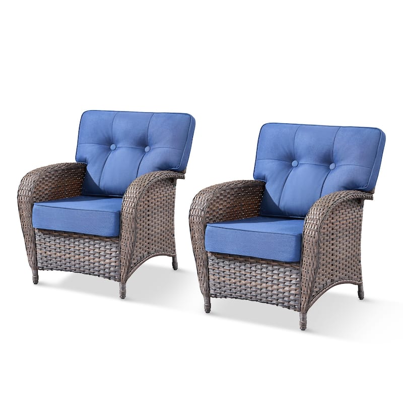 Pocassy Ooutdoor Patio Sofa Funiture Chairs Set