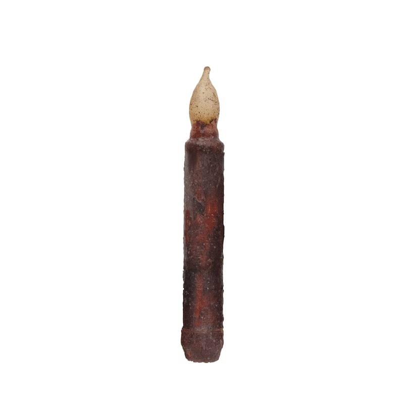 4/Pkg Burnt Burgundy Timer Tapers