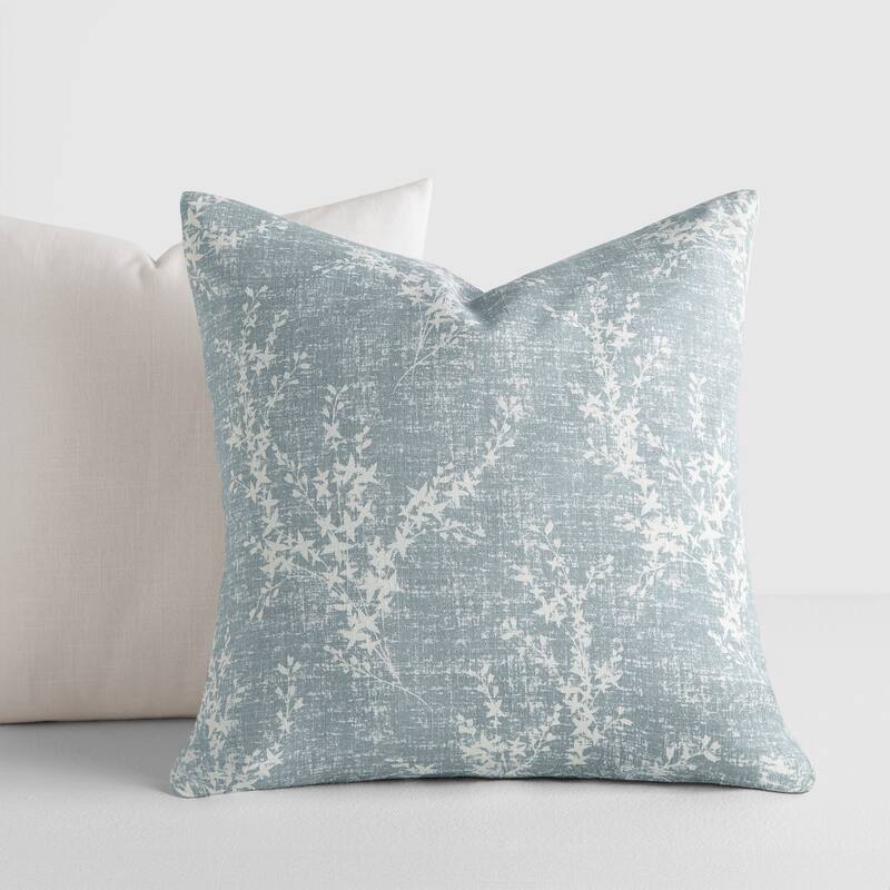2-Pack Cotton Slub Decor Throw Pillows in Willow