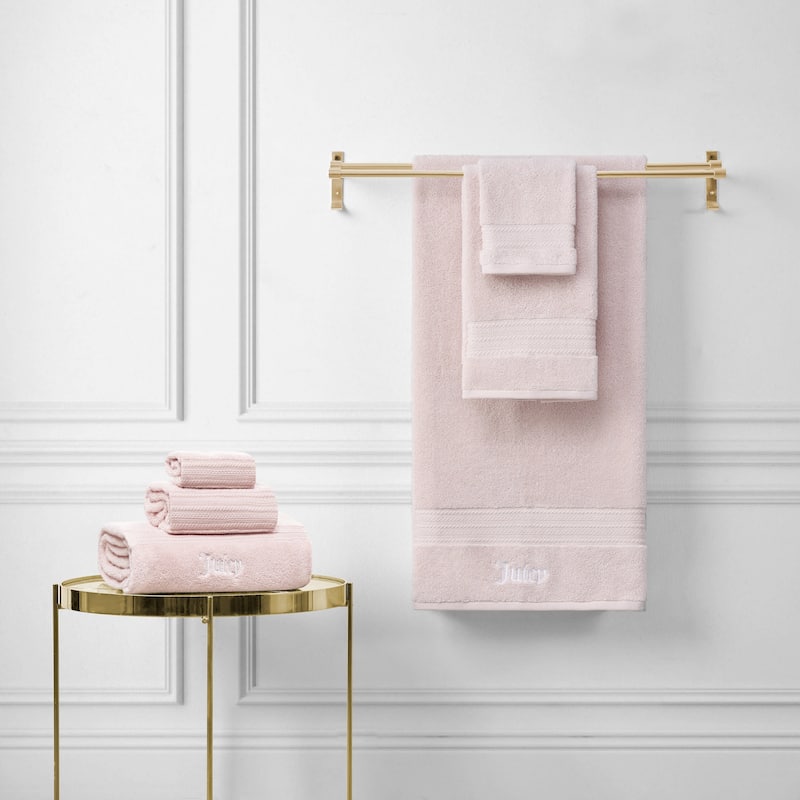 Juicy Couture Alyssa Bath Towels 6-Piece Set 2 Bath towels 2 Hand towels 2 Washcloths - 28"x54"/16"x26"/12"x12"