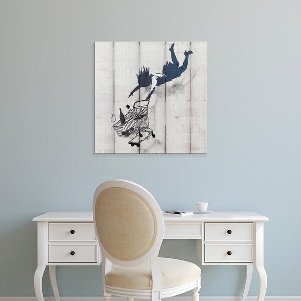 Easy Art Prints 's 'Wall Grafitti' Premium Canvas Art