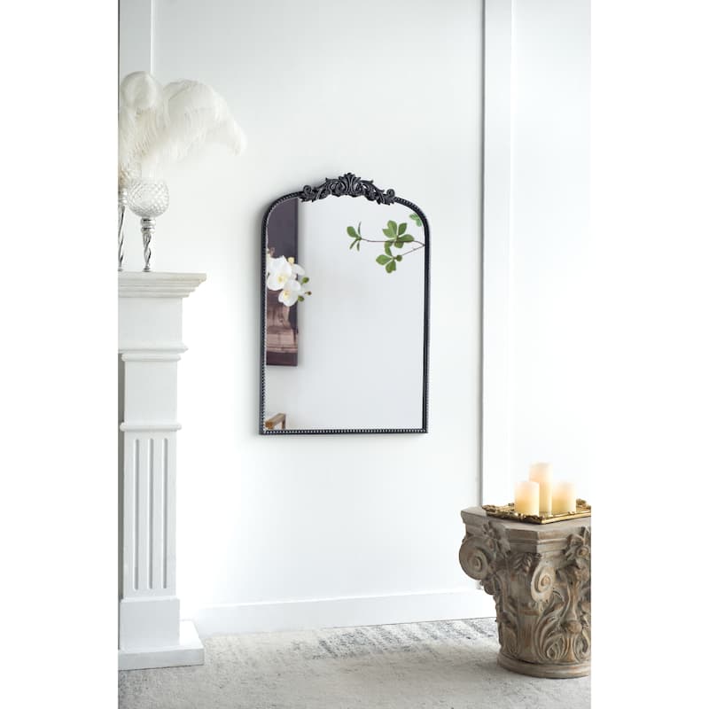 Classic Antique Arched Mirror Hanging or Leaning Against Wall