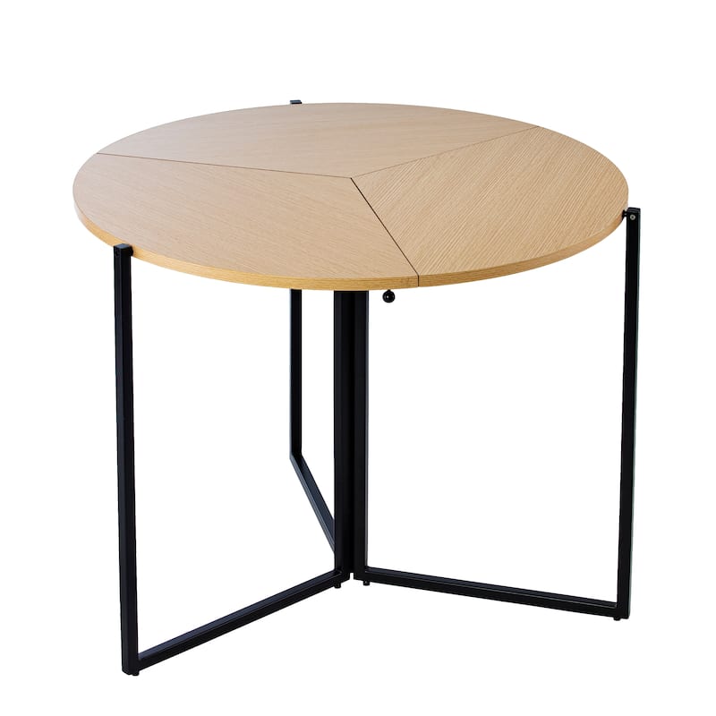 SEI Furniture Landon Round Folding Dining Table