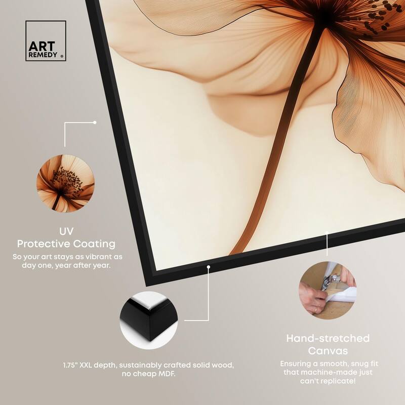 Fragile Elegance I Canvas by Art Remedy