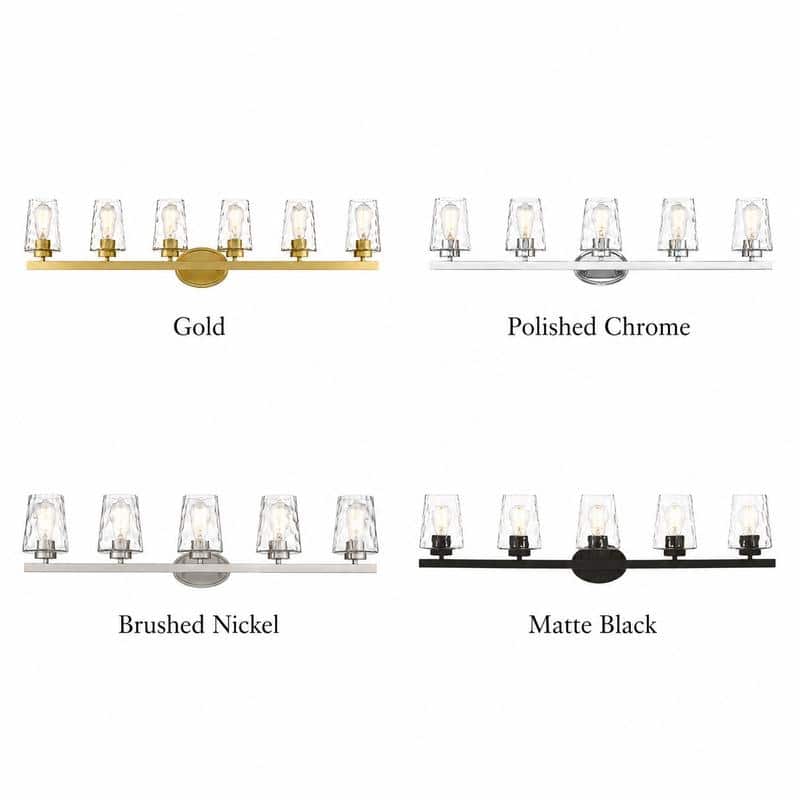 Acroma Modern Bathroom Vanity Light Art Glass Wall Sconce