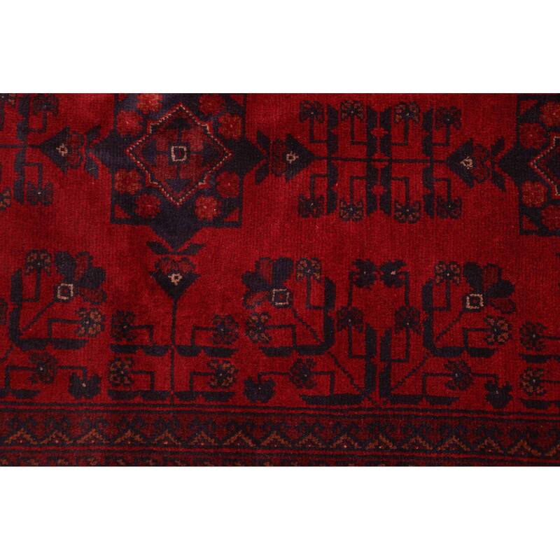 ECARPETGALLERY Hand-knotted Finest Khal Mohammadi Red Wool Rug - 9'11 x 12'10