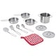 preview thumbnail 2 of 4, Teamson Kids Little Chef Frankfurt 11-Piece Stainless Steel Play Cooking Set