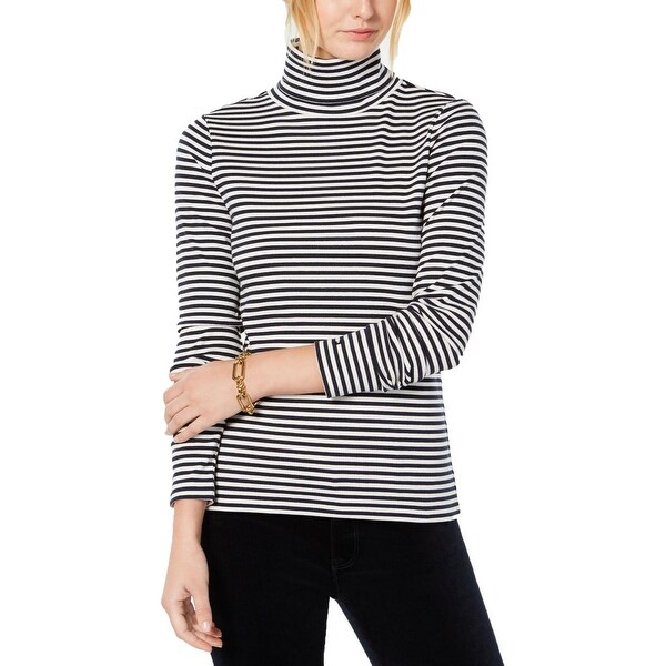 tommy hilfiger striped turtleneck