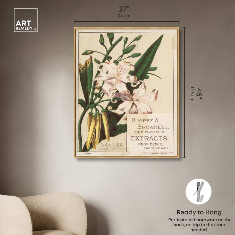 Vanilla Planifolia Canvas by Art Remedy