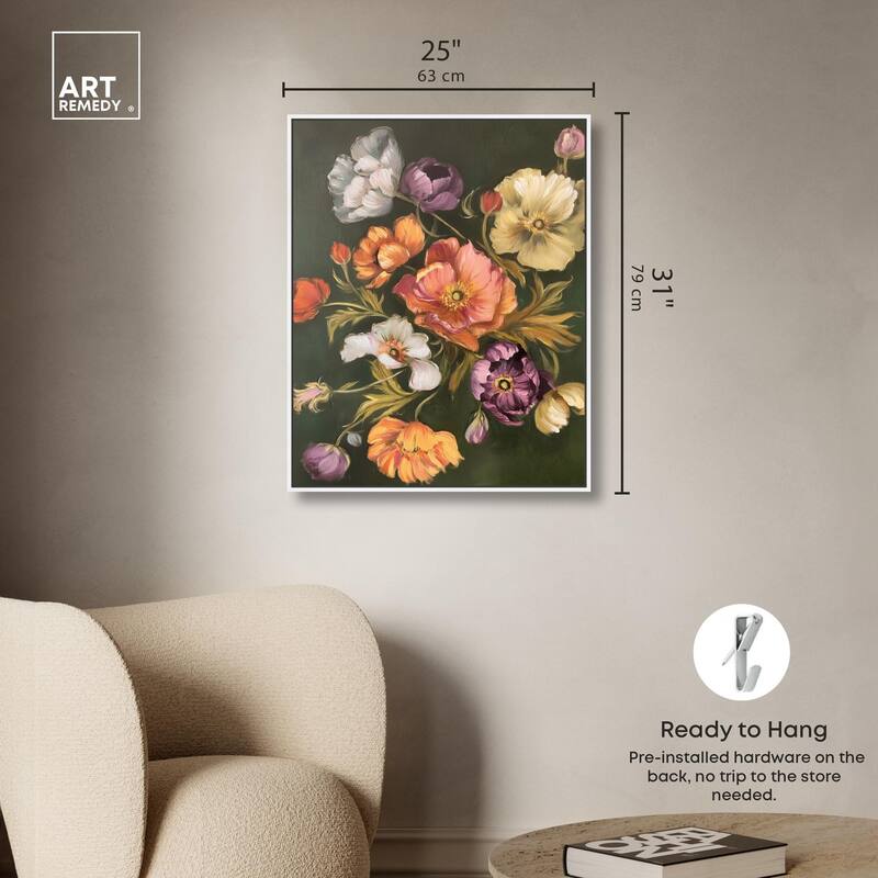 Twilight Tulips II Canvas by Art Remedy