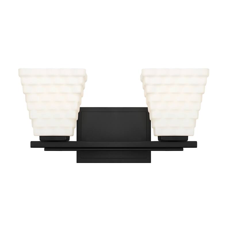 Z-Lite Annalise 2 Light Vanity - Matte Black