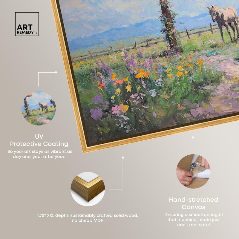 Faithful Pasture Canvas by Art Remedy