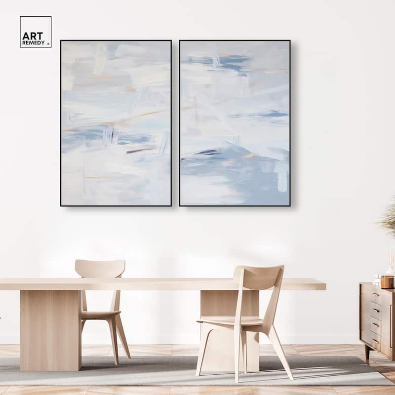 Frozen in Time I Canvas Set of 2 by Art Remedy