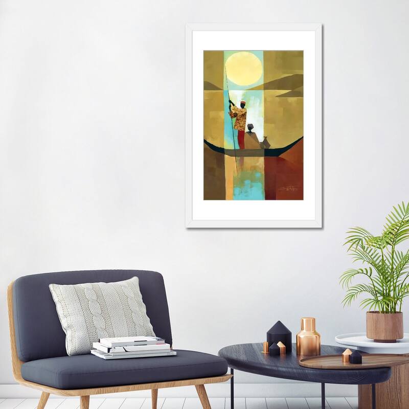 iCanvas "On The River I" by Keith Mallett