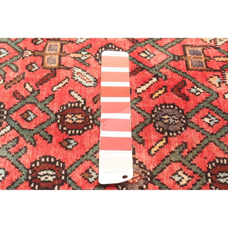 ECARPETGALLERY Hand-knotted Andelz Red Wool Rug - 2'9 x 8'10