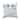 Halloween Mummy Embroidered Pillow White Multi 12x12x3 in Cotton Cover