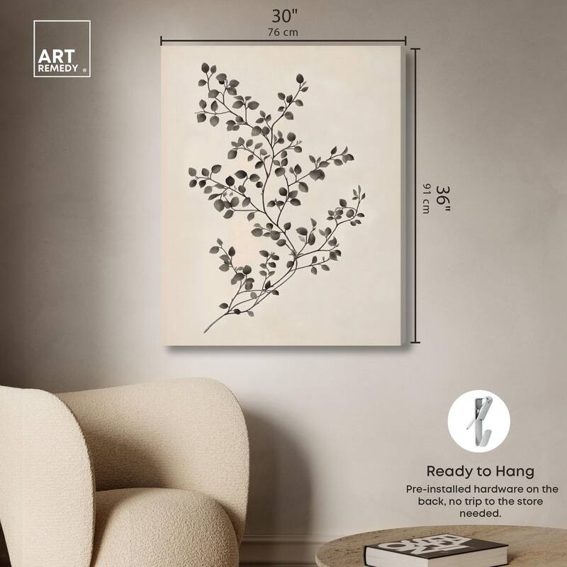 Bilberry Branch II Canvas by Art Remedy, Gallery Wrapped