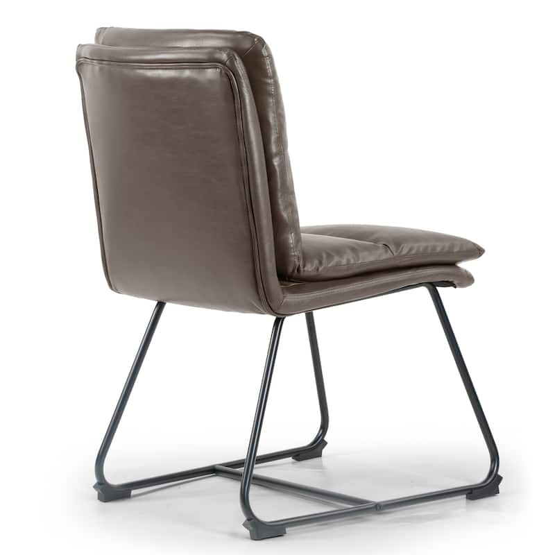 Aulani Upholstered Metal Frame Dining Chair (Set of 2)