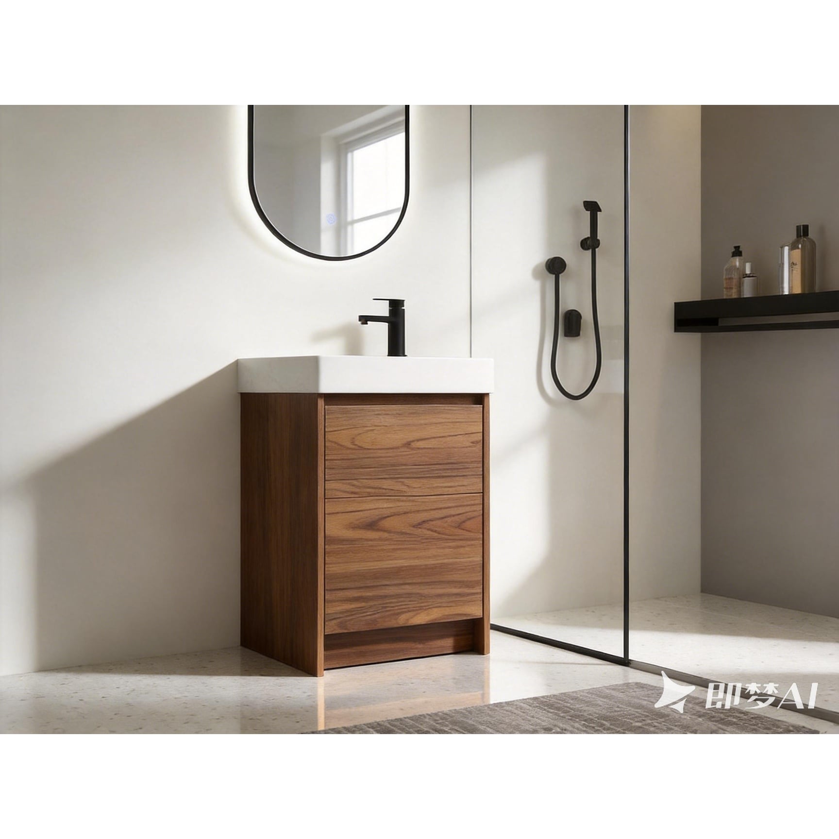 GDFStudio - Jasper Modern 18 Inch Bathroom Vanity with Single Sink