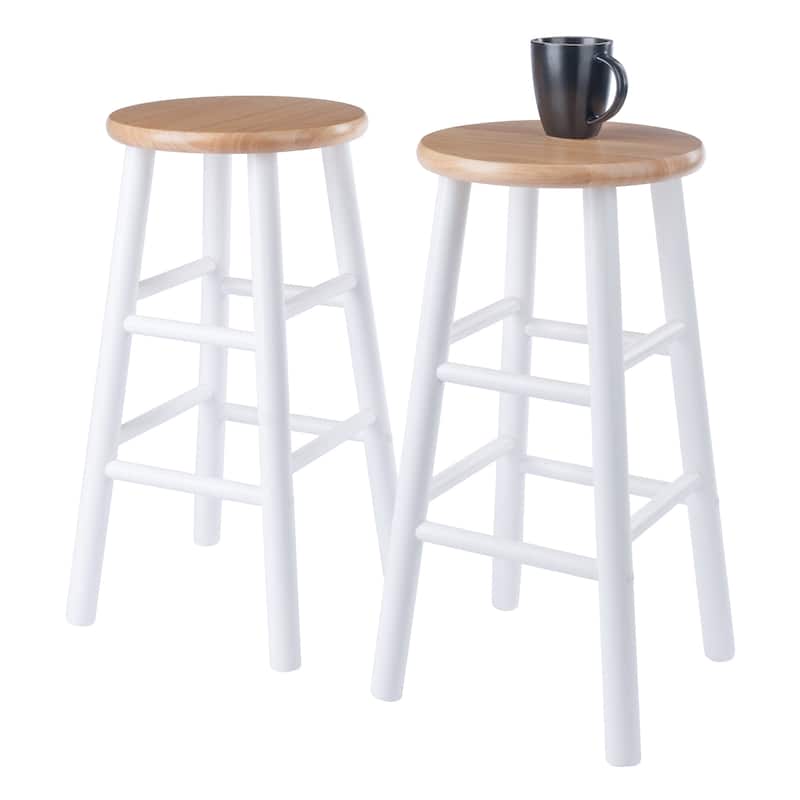 2-Pc Counter Stool Set - 12.99 x 12.99 x 24.41 inches