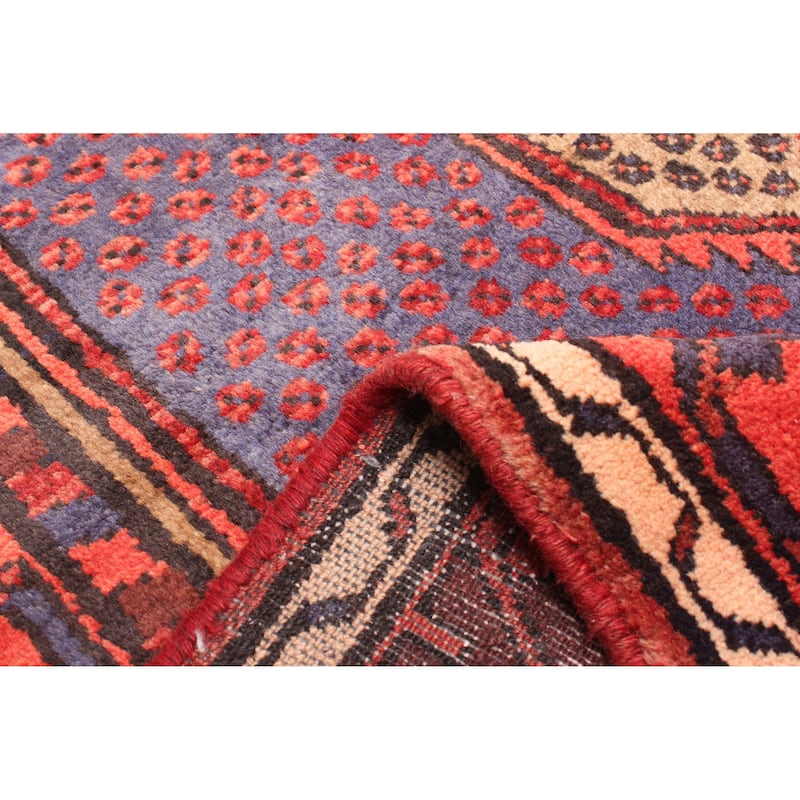 ECARPETGALLERY Hand-knotted Andelz Blue Wool Rug - 4'3 x 6'5