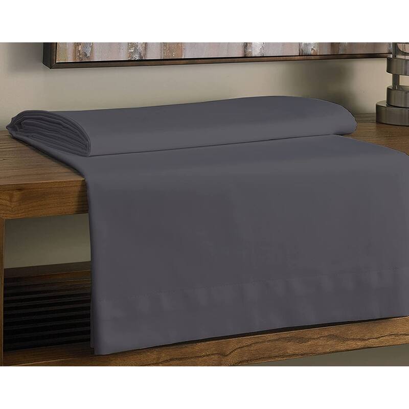 GOTS Certified 300TC Organic Cotton Sateen Wrinkle Resistant Flat Sheets