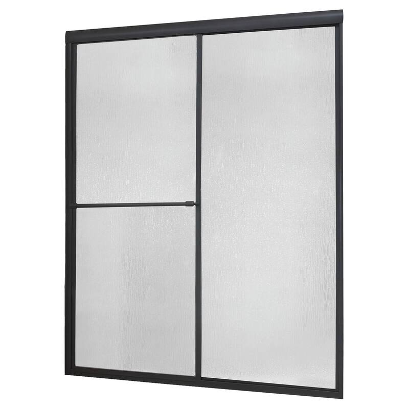 CRAFT + MAIN TDSS6070-RN Tides 70" High x 60" Wide Sliding Framed - Oil Rubbed Bronze