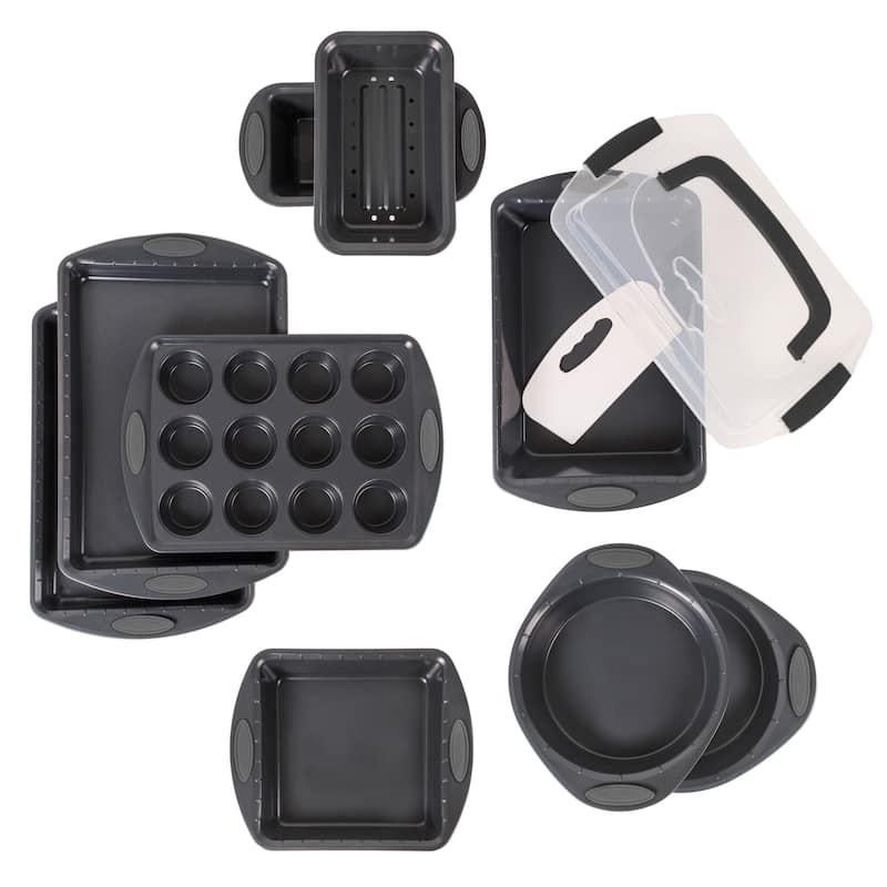 BergHOFF 11Pc Perfect Slice Bakeware Set, Grey