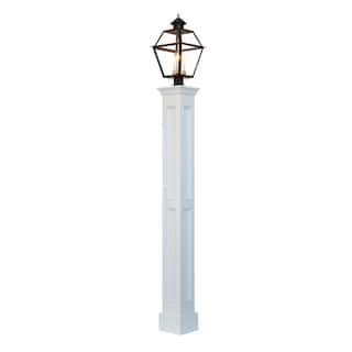 Concord Lantern Post - White Vinyl