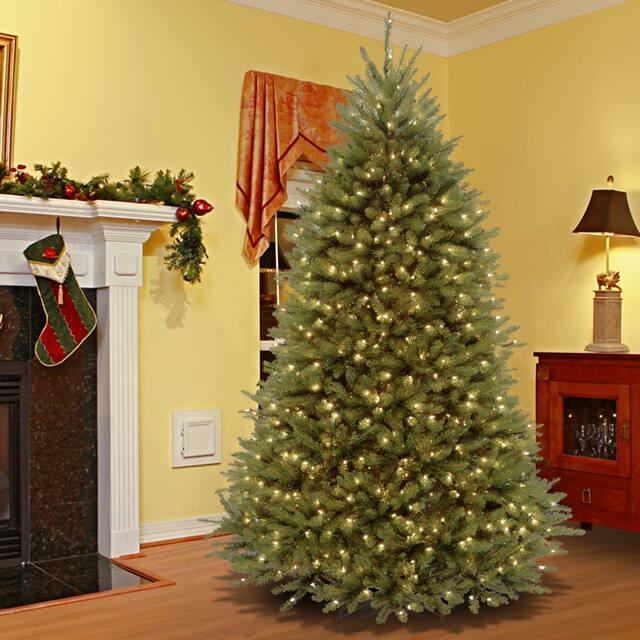 9-foot Faux Dunhill Fir Hinged Tree
