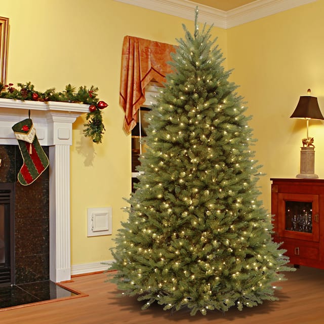 9-foot Faux Dunhill Fir Hinged Tree