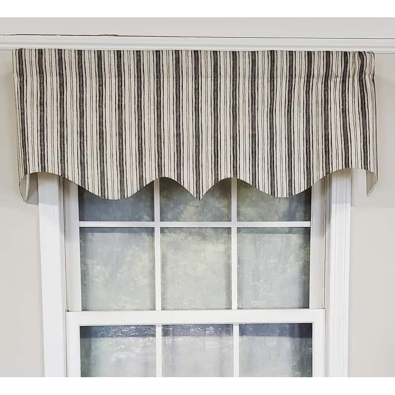 RLF Home Design Brunswick Stripe Regal Window Valance