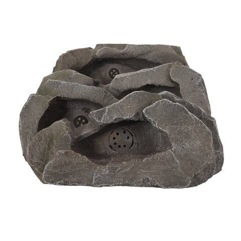 Candler Outdoor Tier Rock Fountain Outdoor 4 by Christopher Knight Home ...