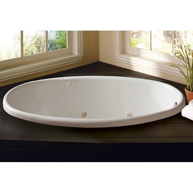 PROFLO 70" x 40" Drop In 6 Jet Whirlpool Bath Tub