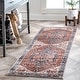 preview thumbnail 20 of 117, Brooklyn Rug Co Camila Faded Medallion Fringe Area Rug 2' 6" x 10' Runner - Blue