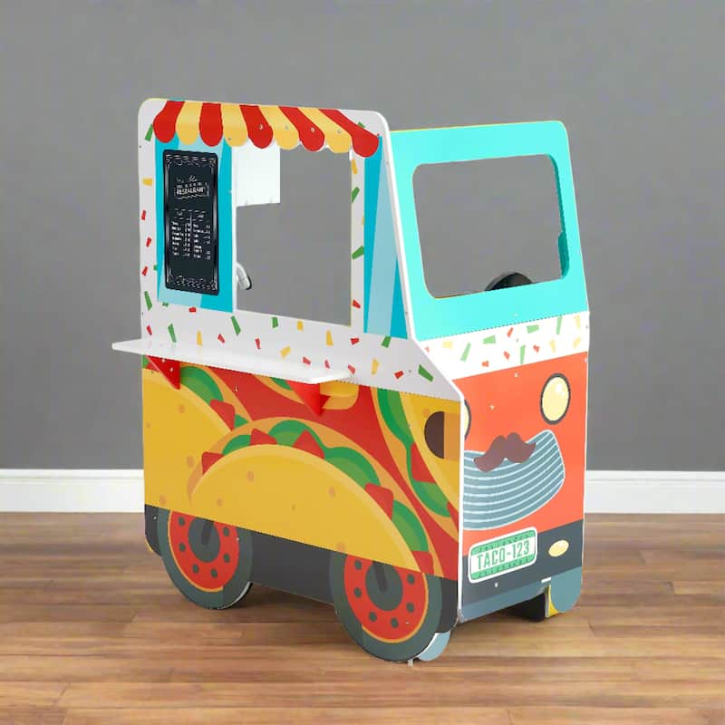 Teamson Kids My Little Helper Kids Play Taco Truck Playset