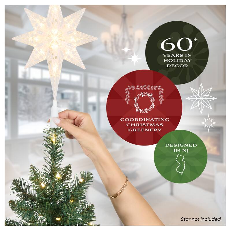 National Tree Company 9 ft Pre-Lit Acacia Artificial Christmas Tree with 500 Lights - 9 Foot