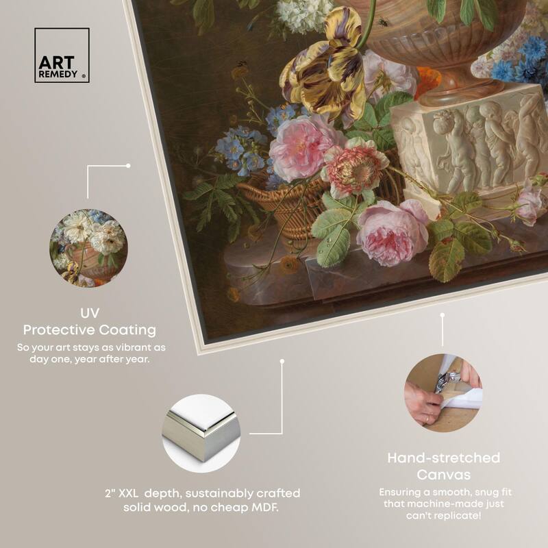 Alabaster Vase 1783 Canvas by Art Remedy