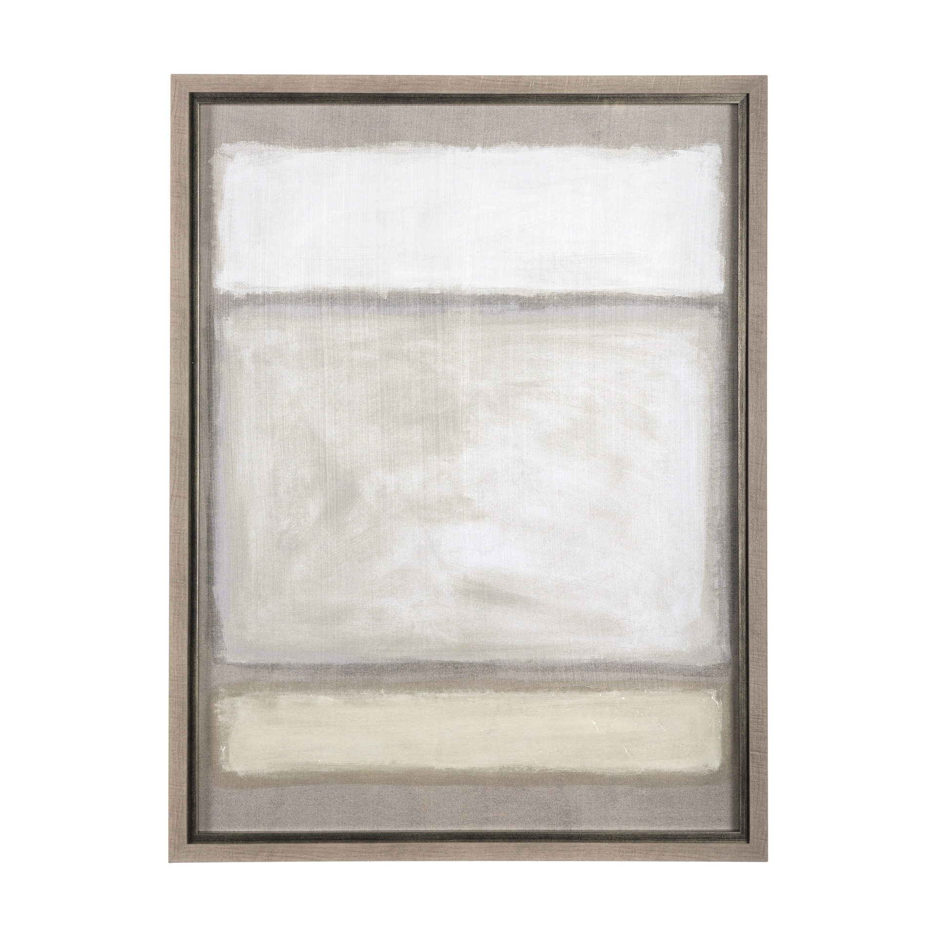 Mercana Buff by Mercana Studio a Hand Embellished Textured Framed Art Photograph Matted under Glass
