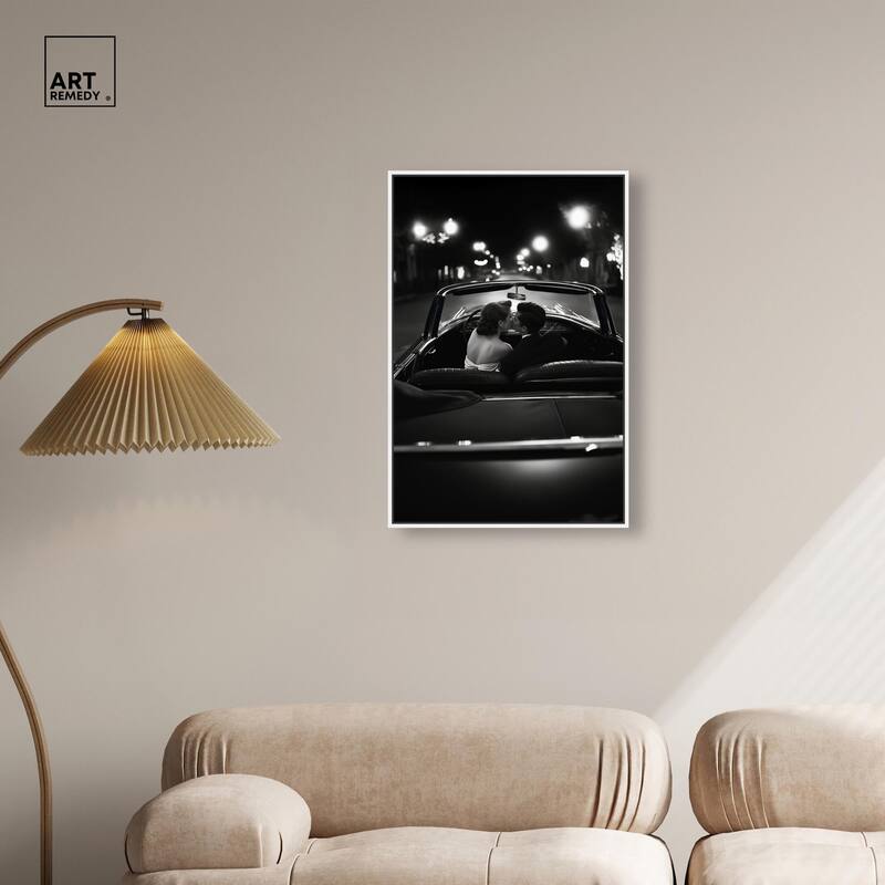 Kiss Me in the Moonlight I Canvas by Art Remedy