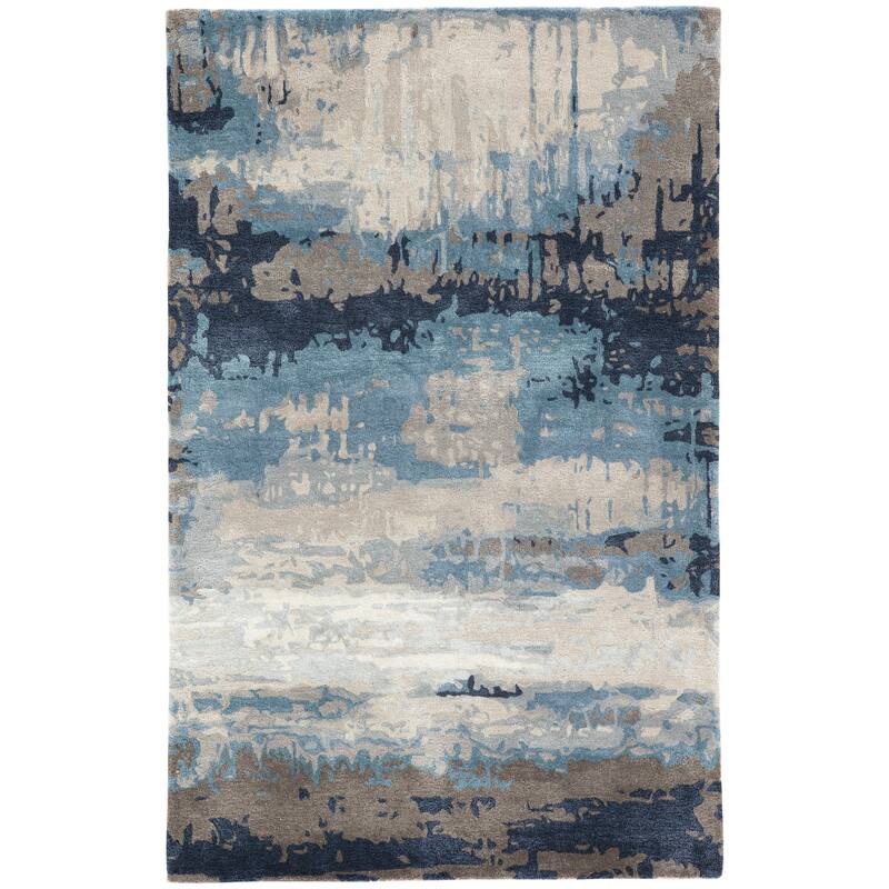Benna Handmade Abstract Area Rug