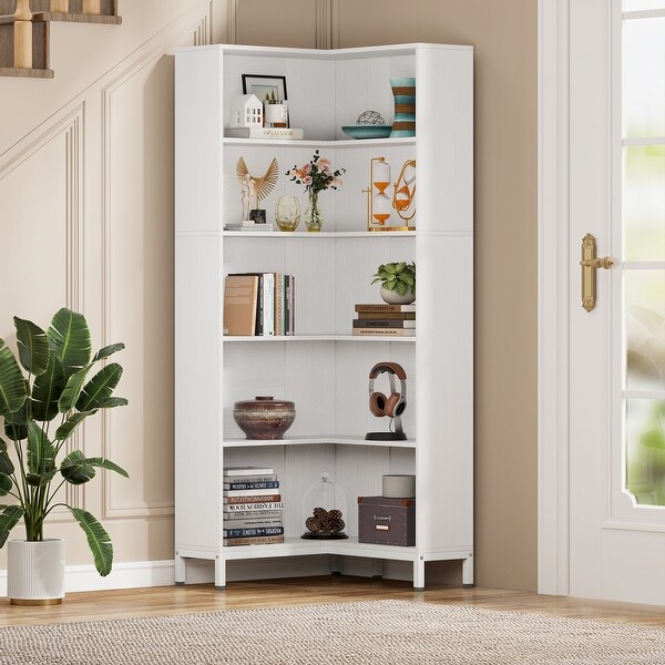 White corner bookshelf for nursery outlet