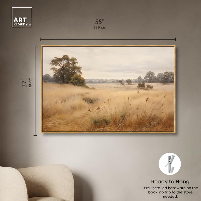 Cogon Grass Breeze II Canvas by Art Remedy