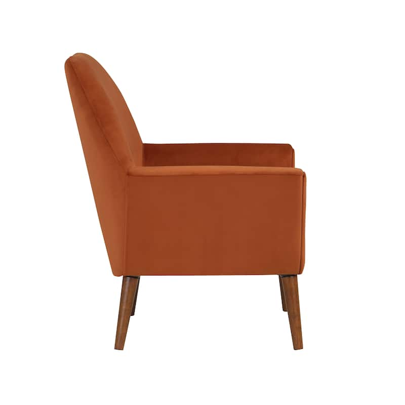 Adrian Mid-Century Velvet Arm Chair by Greyson Living